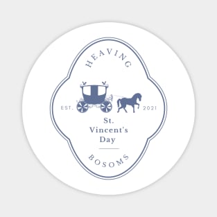 St Vincent Day Englandtimes Carriage Magnet